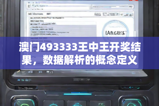 澳门493333王中王开奖结果，数据解析的概念定义