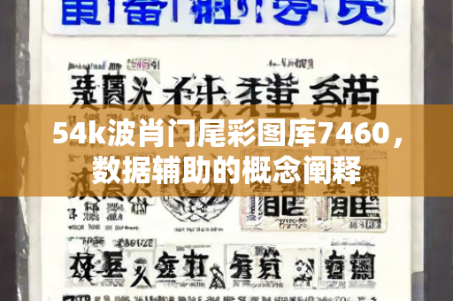 54k波肖门尾彩图库7460，数据辅助的概念阐释