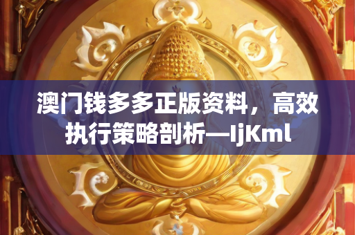 澳门钱多多正版资料，高效执行策略剖析—IjKml