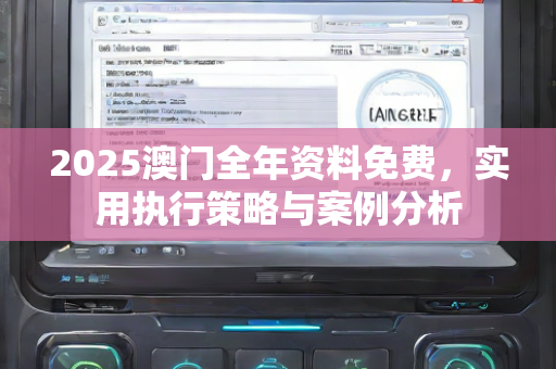 2025澳门全年资料免费，实用执行策略与案例分析