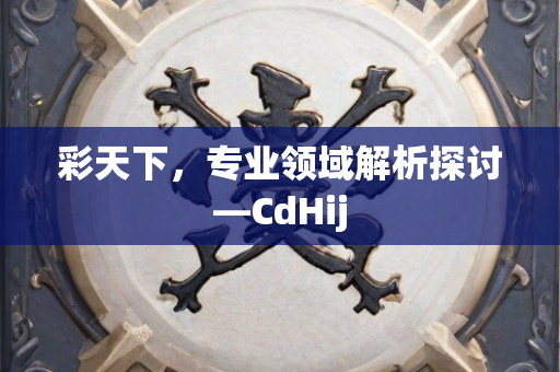 彩天下，专业领域解析探讨—CdHij