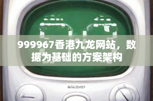 999967香港九龙网站，数据为基础的方案架构