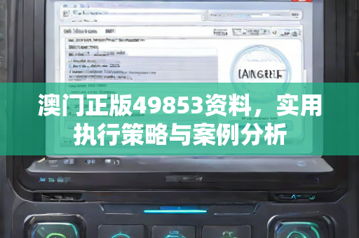 澳门正版49853资料，实用执行策略与案例分析