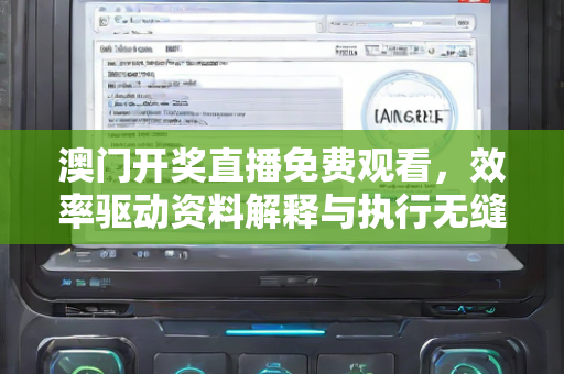 澳门开奖直播免费观看，效率驱动资料解释与执行无缝衔接