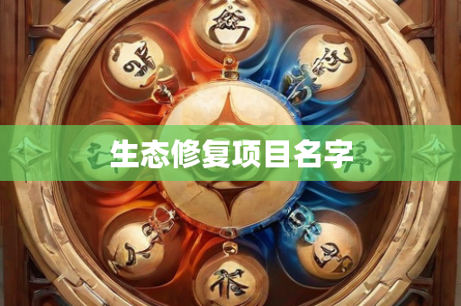 生态修复项目名字