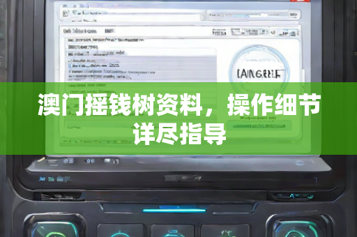 澳门摇钱树资料，操作细节详尽指导
