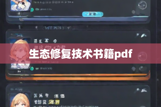 生态修复技术书籍pdf