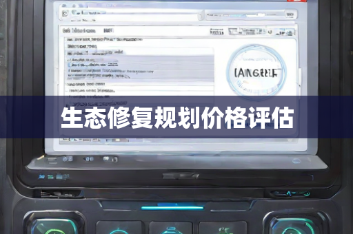 生态修复规划价格评估