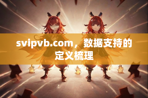 svipvb.com，数据支持的定义梳理