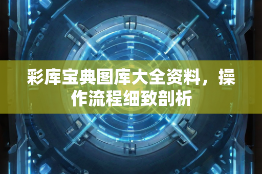 彩库宝典图库大全资料，操作流程细致剖析