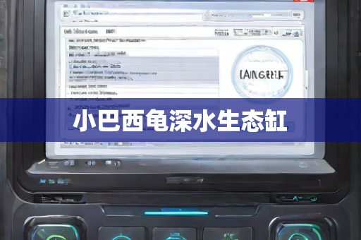 小巴西龟深水生态缸