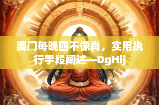 澳门每晚四不像肖，实用执行手段阐述—DgHij