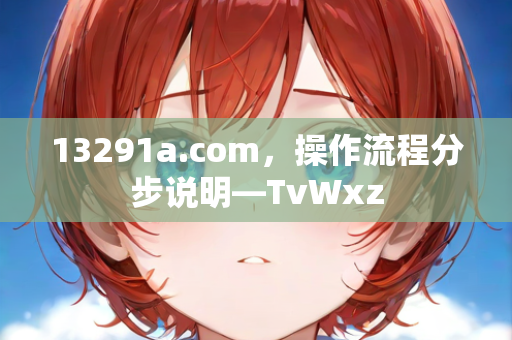 13291a.com，操作流程分步说明—TvWxz