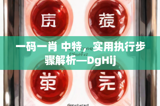 一码一肖 中特，实用执行步骤解析—DgHij