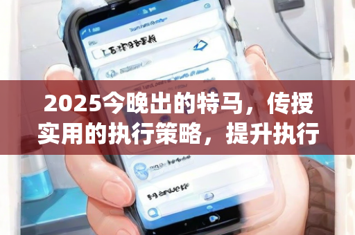 2025今晚出的特马，传授实用的执行策略，提升执行力—LmNop