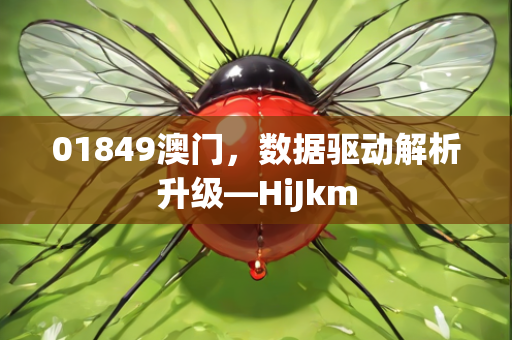 01849澳门，数据驱动解析升级—HiJkm