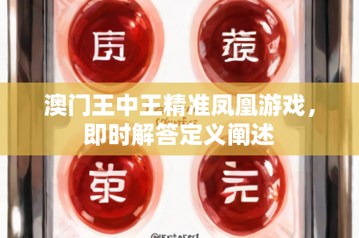 澳门王中王精准凤凰游戏，即时解答定义阐述