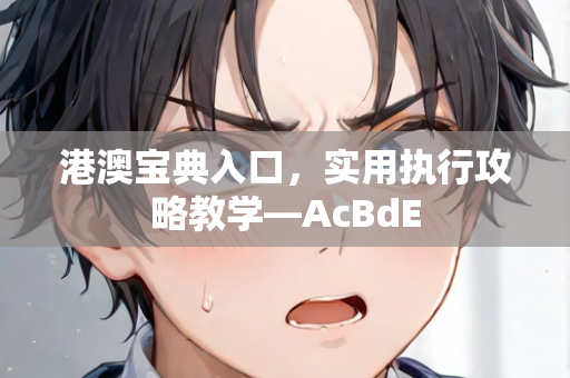 港澳宝典入口，实用执行攻略教学—AcBdE