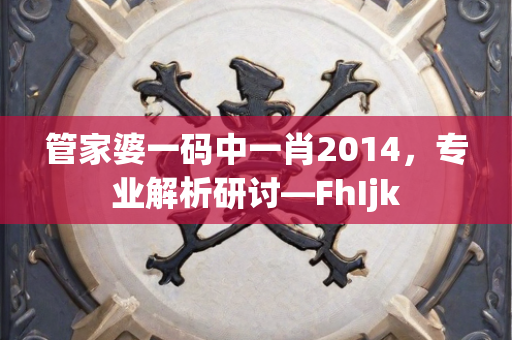 管家婆一码中一肖2014，专业解析研讨—FhIjk