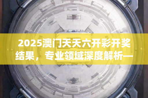 2025澳门天天六开彩开奖结果，专业领域深度解析—TuVwy